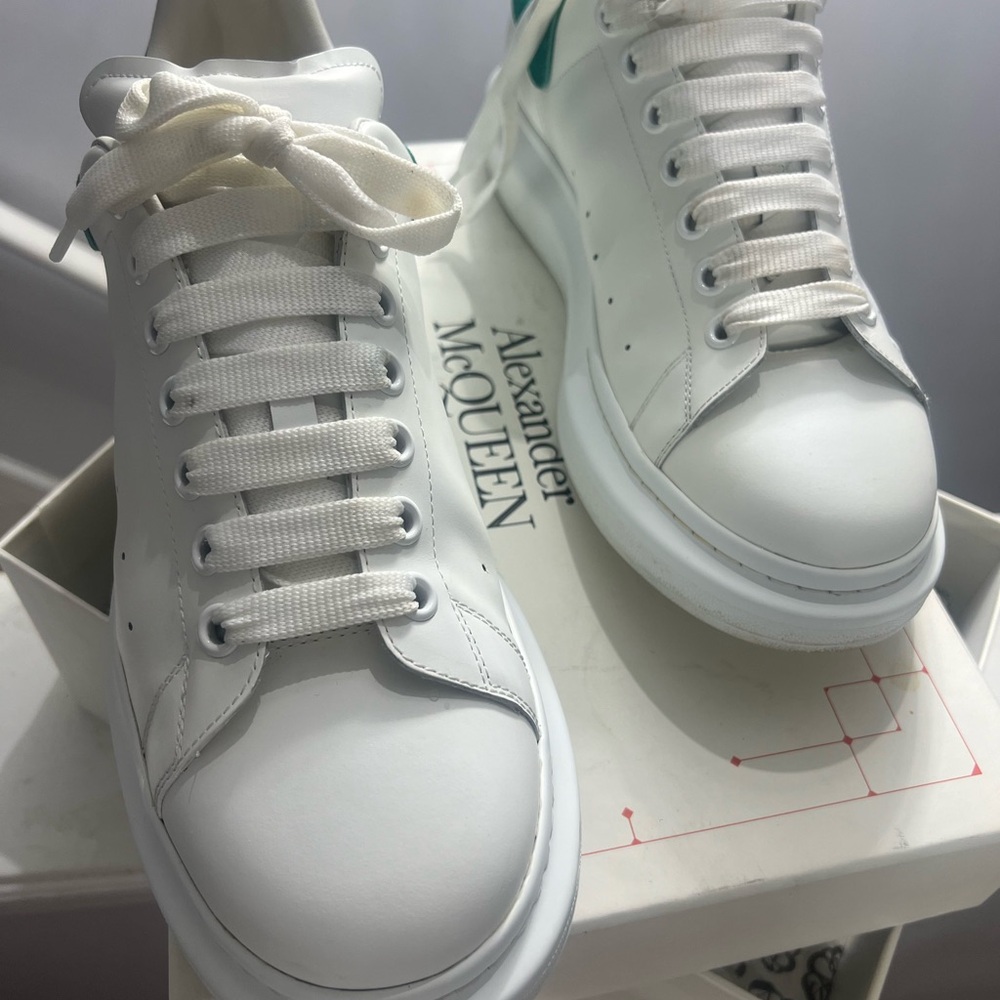 White Alexander McQueen sneakers